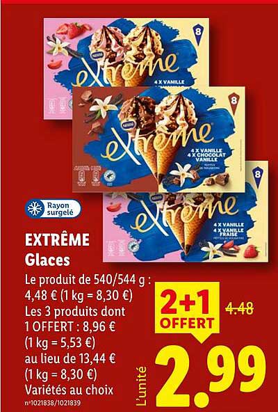 EXTREME Glaces