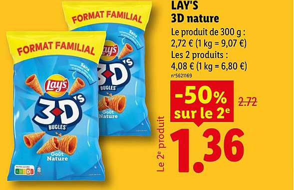 LAY'S 3D nature