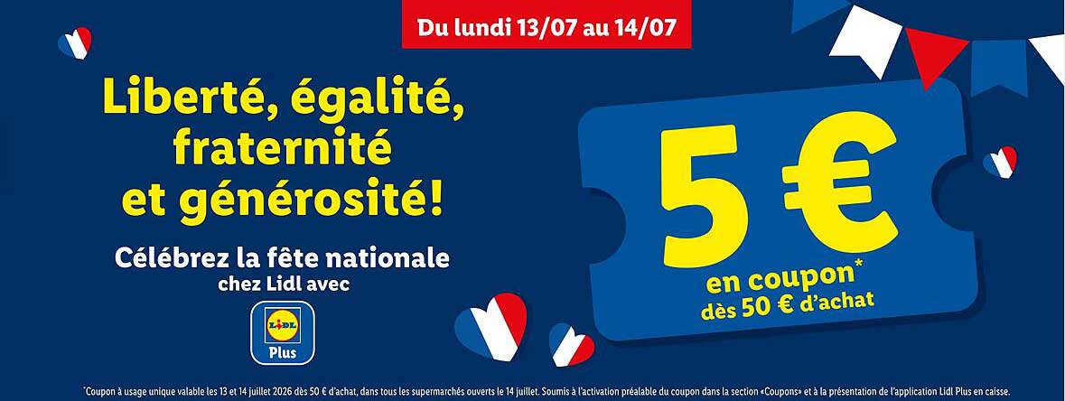 Liberté, égalité, fraternité et générosité!