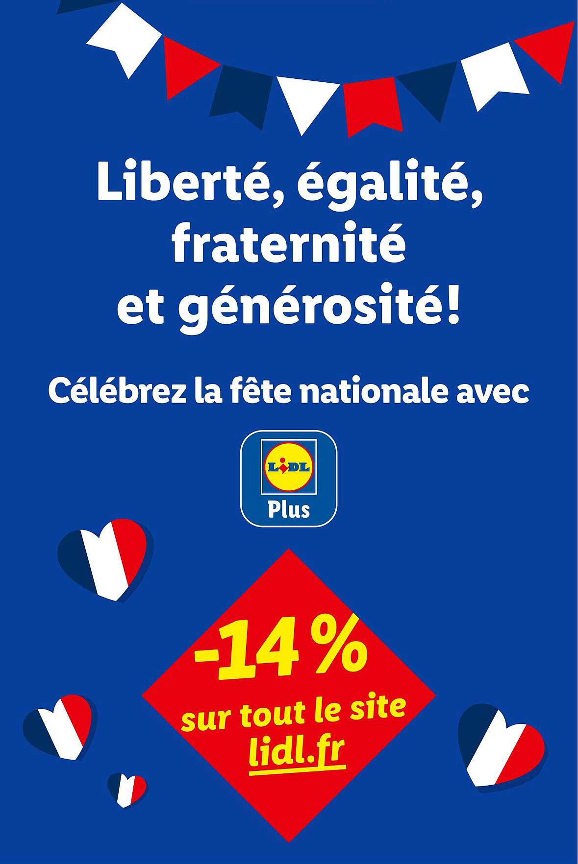 Liberté, égalité, fraternité et générosité!