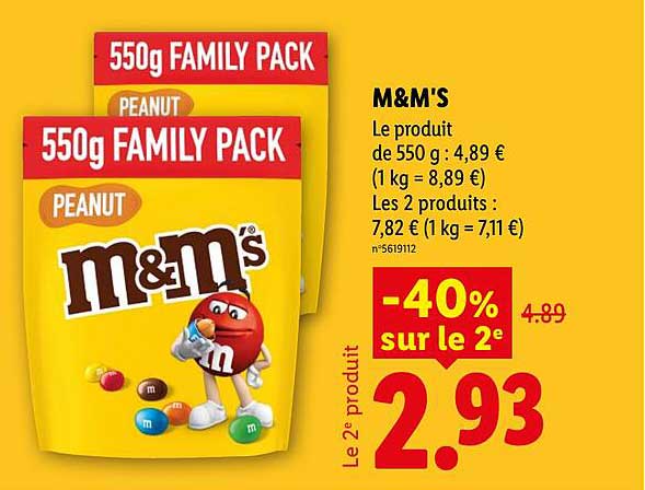 M&M's Peanut