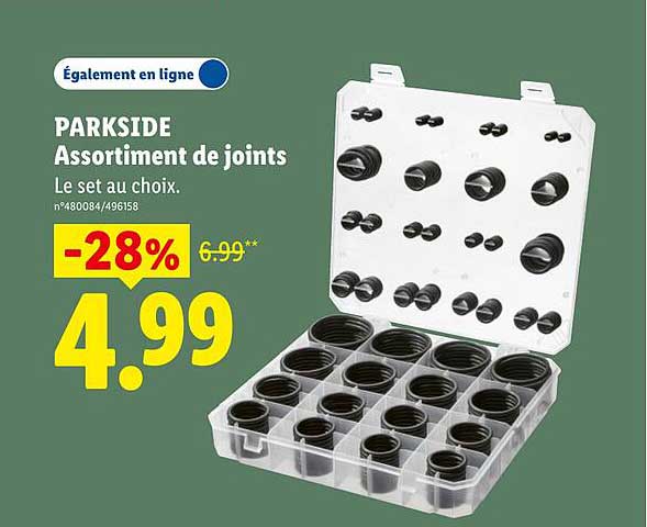 PARKSIDE Assortiment de joints
