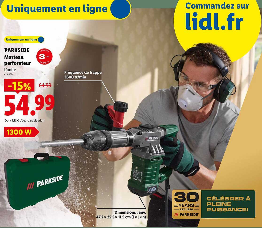 PARKSIDE Marteau perforateur