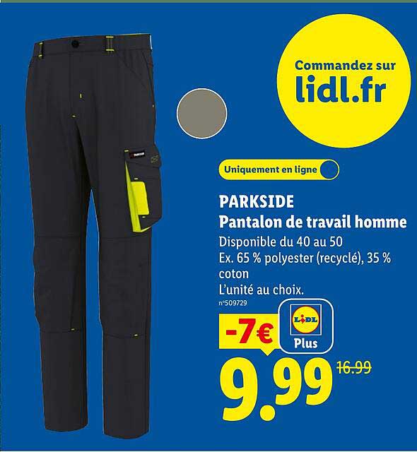 PARKSIDE Pantalon de travail homme