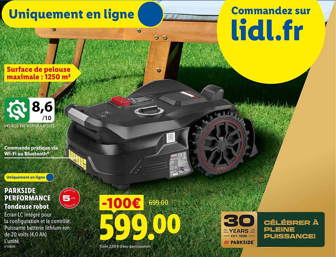PARKSIDE PERFORMANCE Tondeuse robot