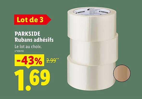 PARKSIDE Rubans adhésifs