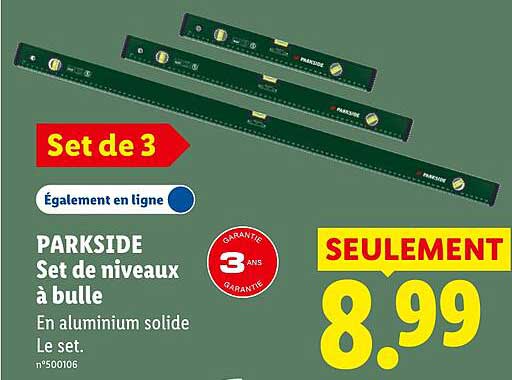 PARKSIDE Set de niveaux à bulle