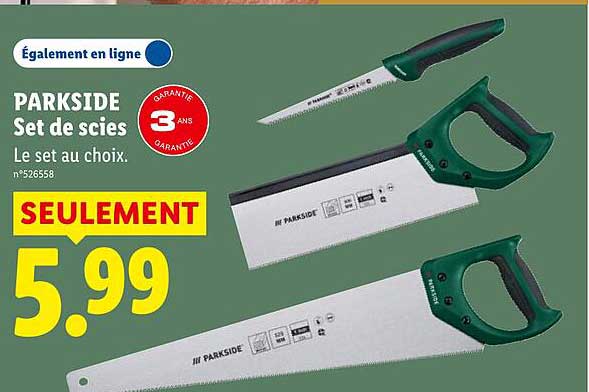 PARKSIDE Set de scies