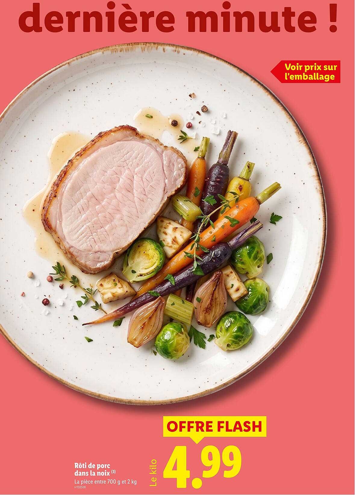 Rôti de porc dans la noix