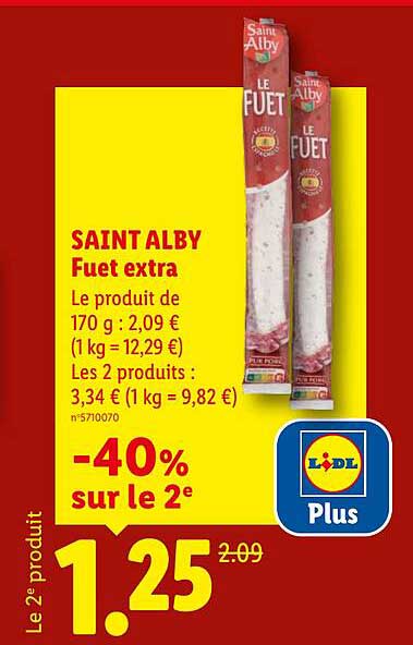 SAINT ALBY Fuet extra