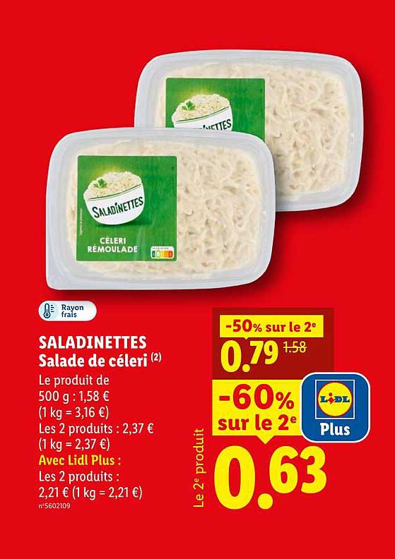 SALADINETTES Salade de céleri