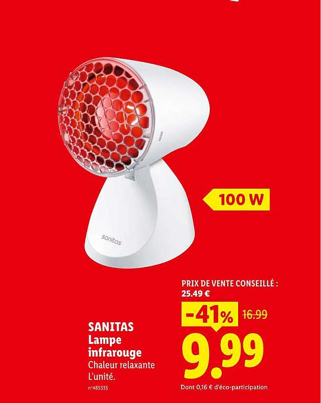SANITAS Lampe infrarouge