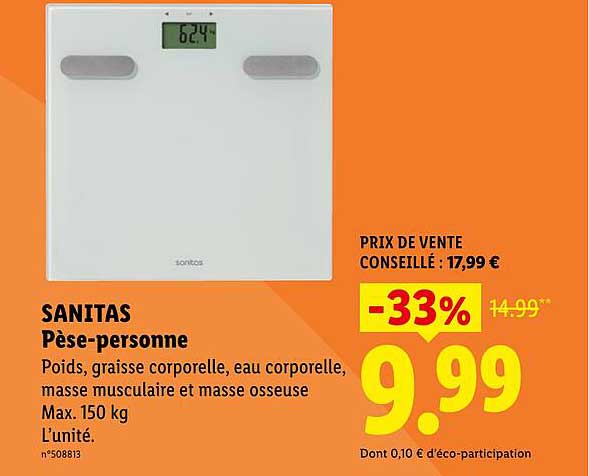 SANITAS Pèse-personne