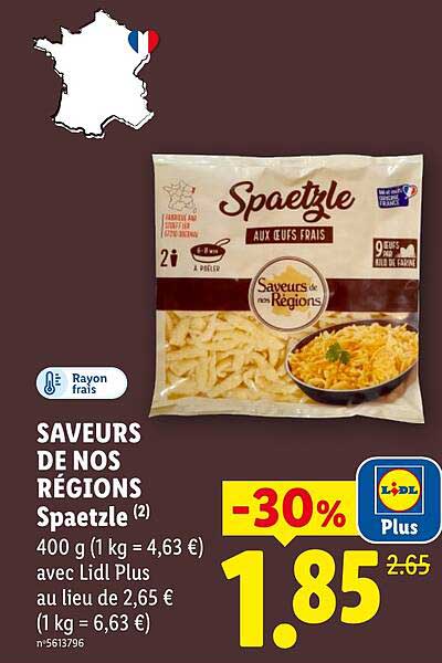 Saveurs de nos Régions Spaetzle