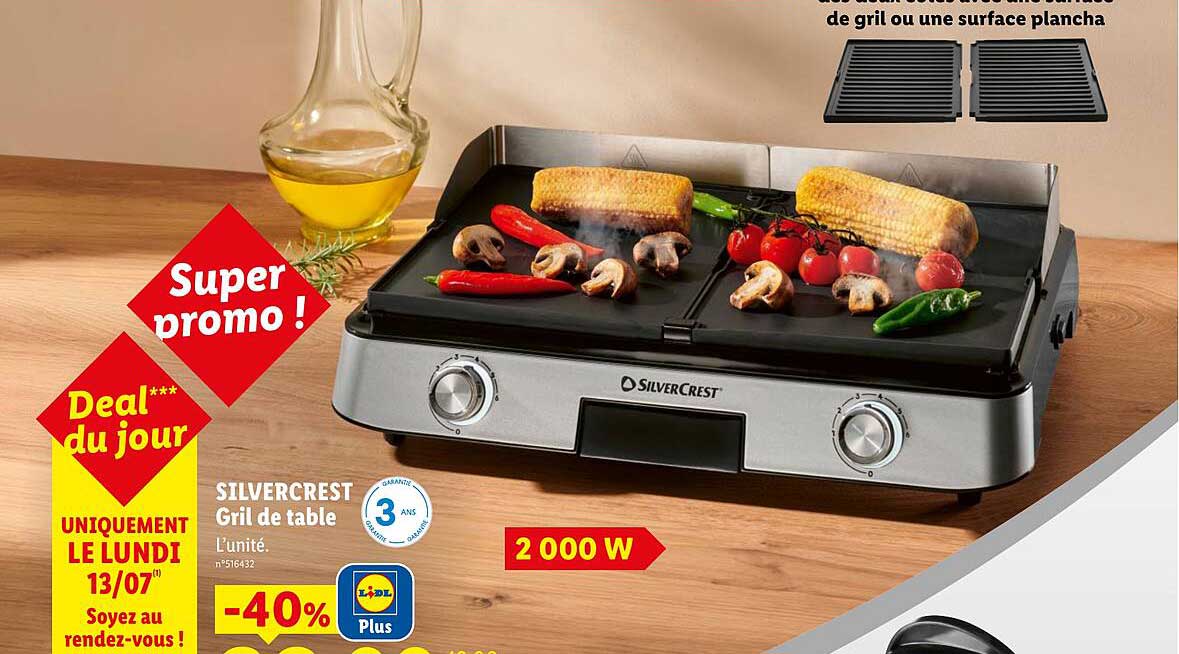 SILVERCREST Gril de table