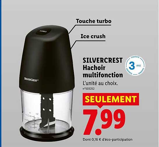 SILVERCREST Hachoir multifonction