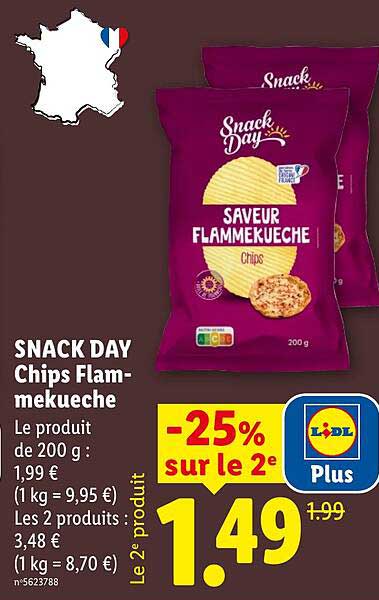 SNACK DAY Chips Flammekueche