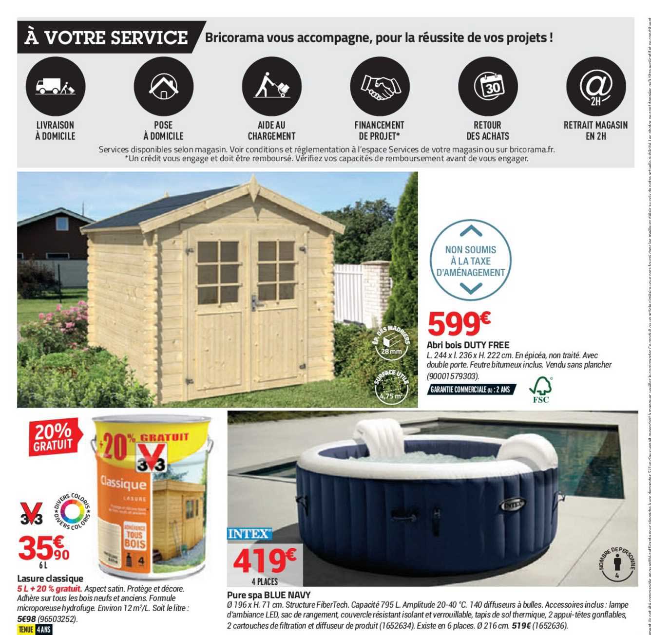 abri bois duty free pure spa blue navy v33