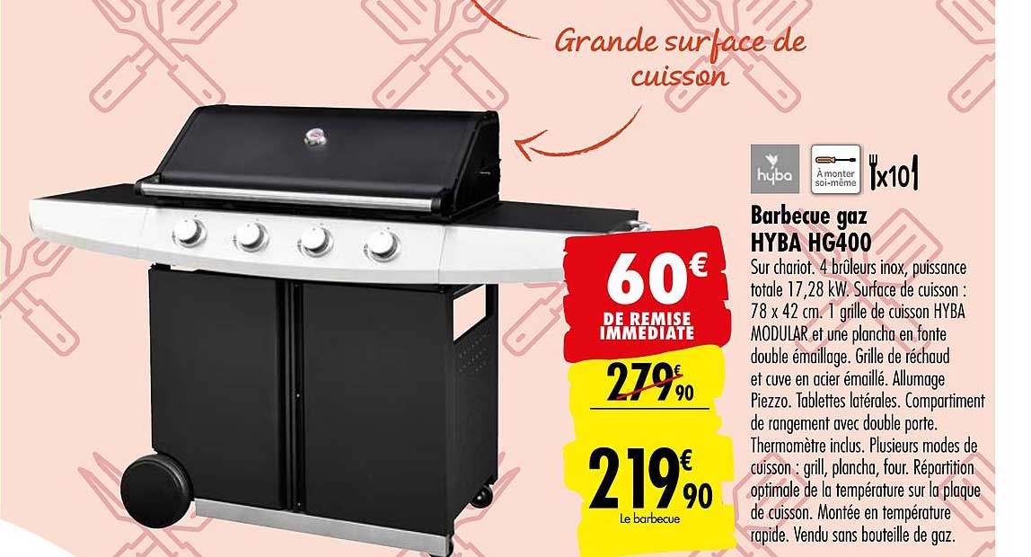Barbecue Gaz Hg400 Hyba