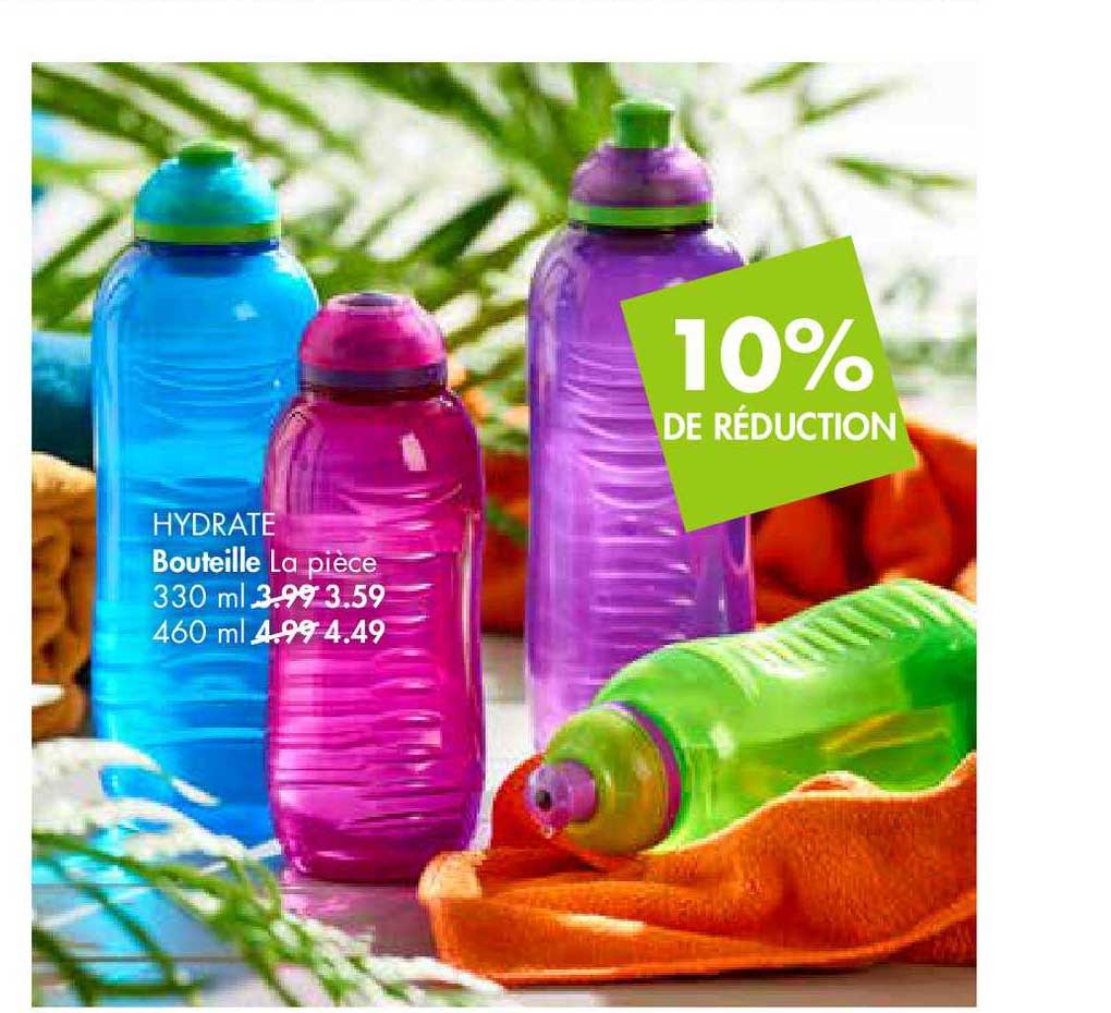 bouteille hydrate 10% de réduction