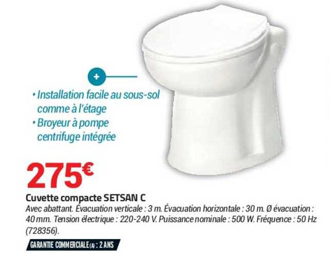 cuvette compacte setsan C