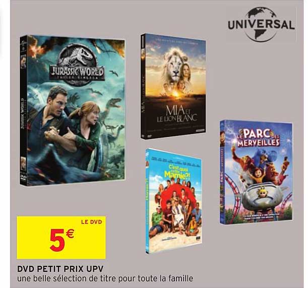 dvd petit prix upv