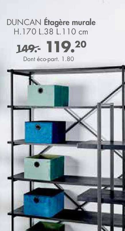 étagère murale duncan 20% de réduction