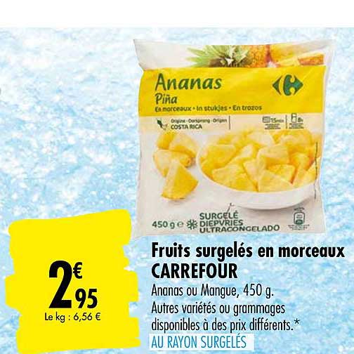 Fruits Surgelés En Morceaux Carrefour