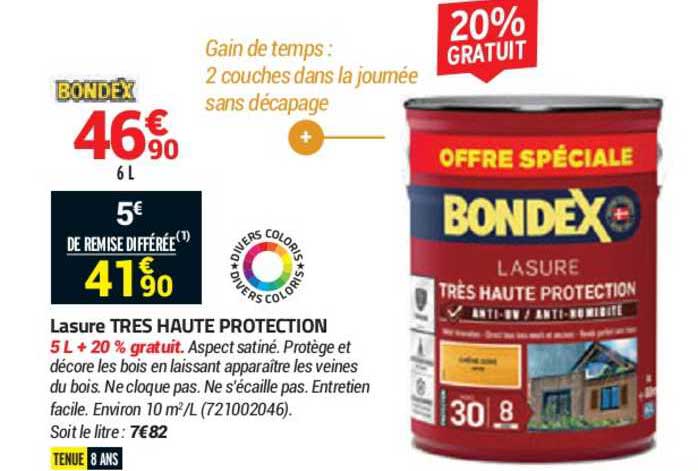 lasure très haute protection bondex
