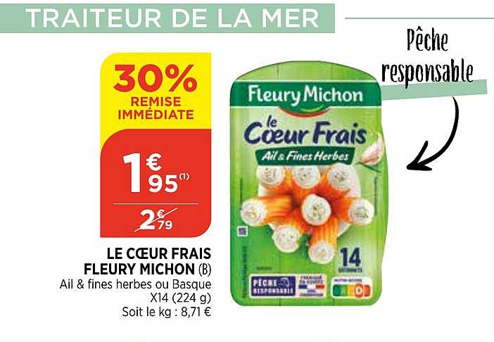 Le Cœur Frais Fleury Michon 30% De Remise Immédiate