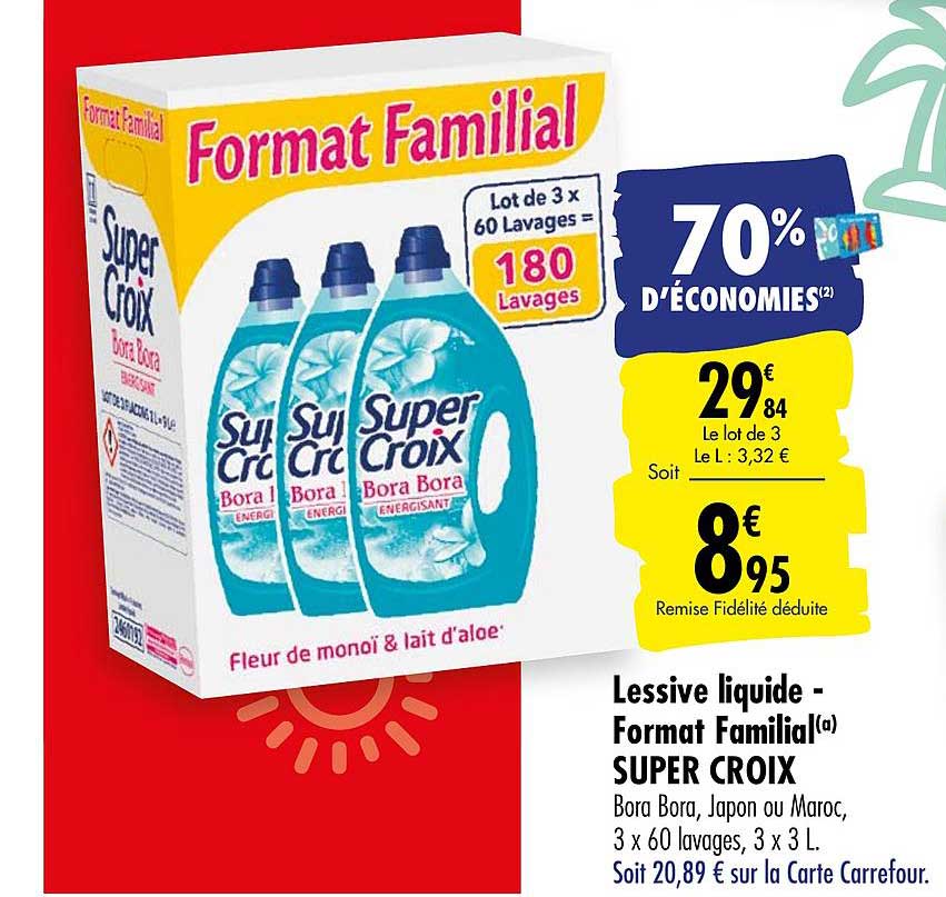 lessive liquide format familial super croix