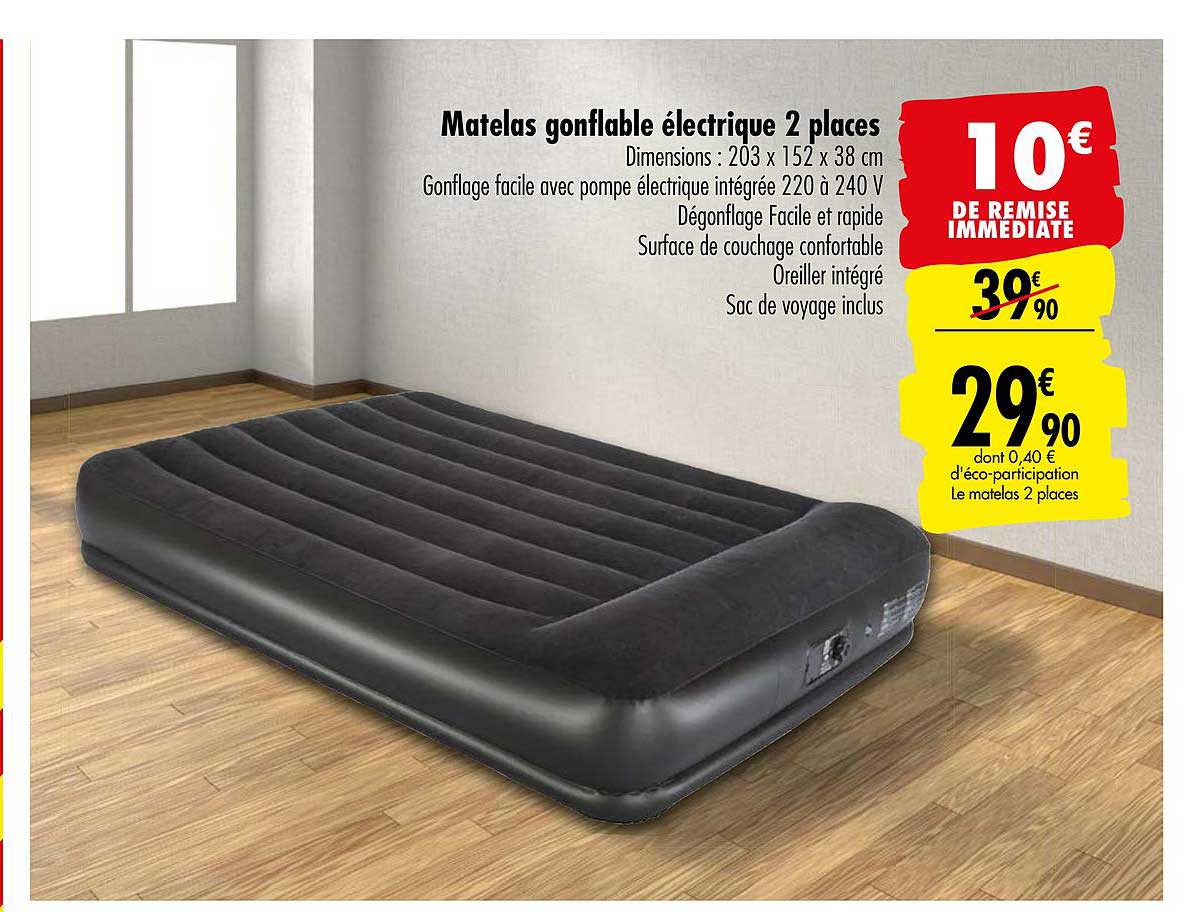 Matelas Gonflable électrique 2 Places