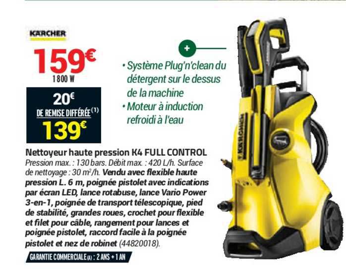 nettoyeur haute pression k4 full control