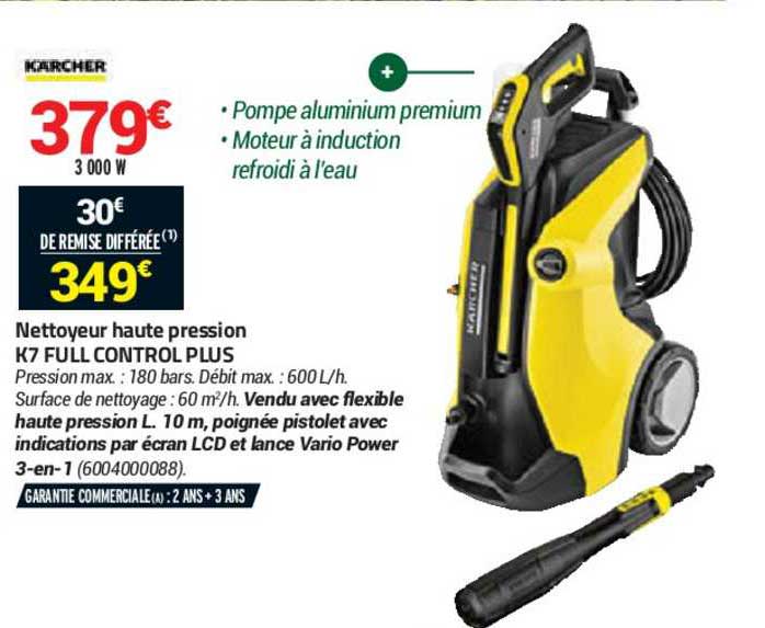 nettoyeur haute pression k7 full control plus