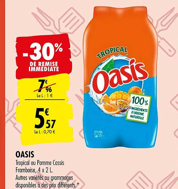 Oasis -30% De Remise Immédiate