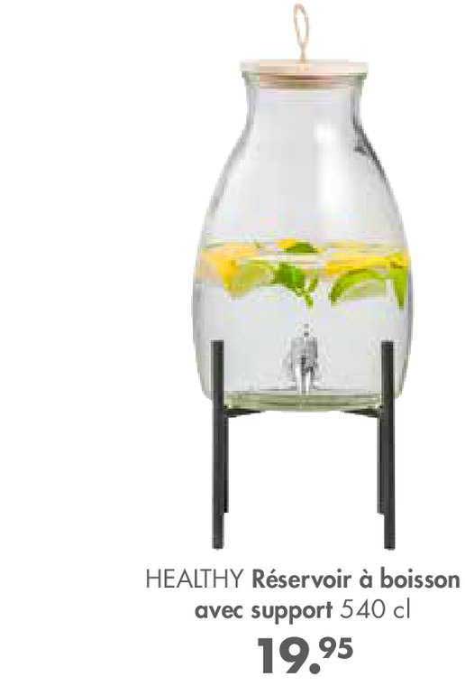 réservoir à boisson avec support healthy