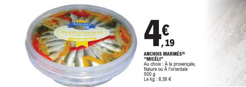 Anchois Marinés "micéli"