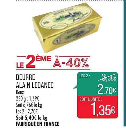 beurre alain ledanec