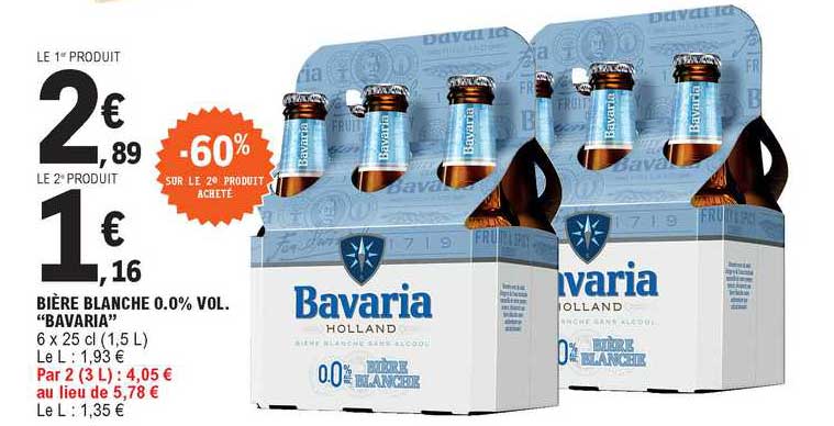 bière blanche 0.0% vol. "bavaria"