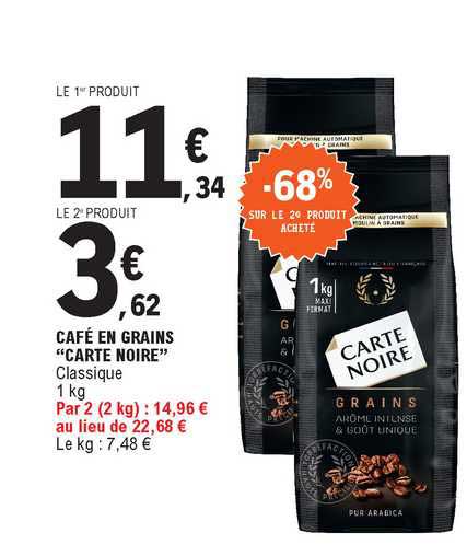 Café Grains "carte Noire"
