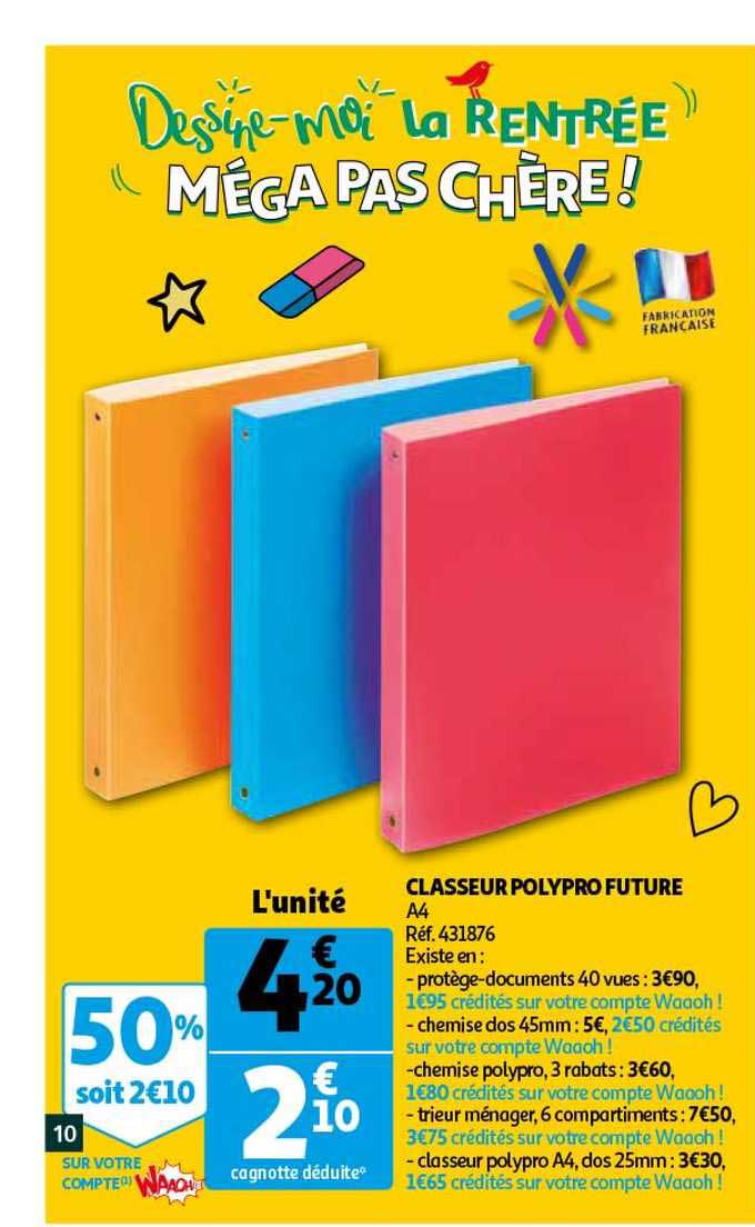 classeur polypro future