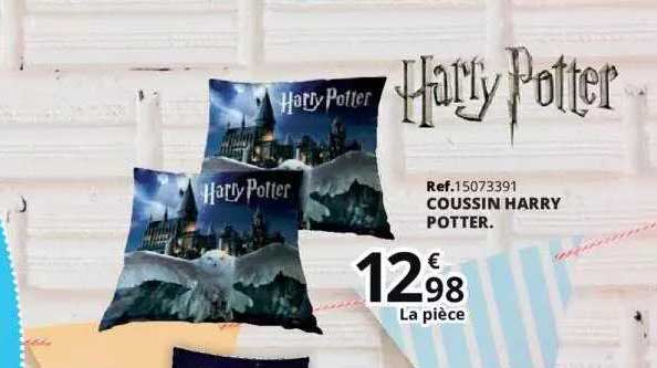 coussin harry potter