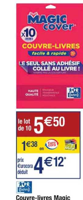 couvre-livres magic oxford