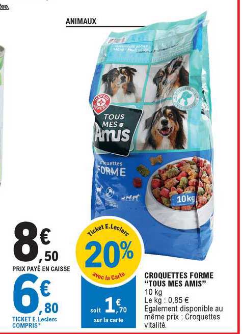 croquettes forme "tous mes amis"