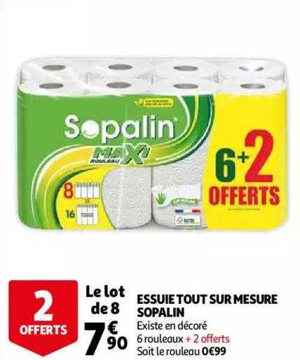 essuie tout sur mesure sopalin