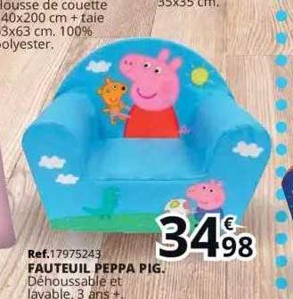 fauteuil peppa pig