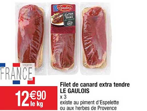 Filet De Canard Extra Tendre Le Gaulois