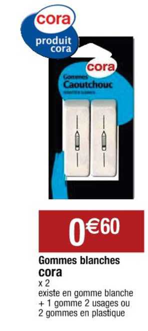 Gommes Blanches Cora