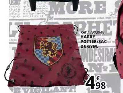 harry potter - sac de gym