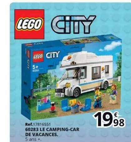 le camping-car de vacances lego city